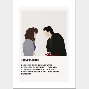 Heathers Minimalist Poster Posters and Art